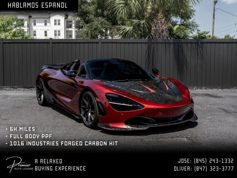2020 McLaren 720S Spider Convertible 2D